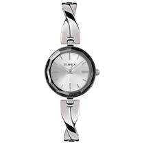 Relógio Timex, vestido premium feminino, 26 mm, capa prateada Relógio Timex, vestido premium feminino, 26 mm, capa prateada