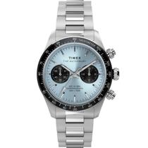 Relógio Timex Waterbury Heritage Cronógrafo Tw2y70500 39mm Prateado Preto Azul Relógio Timex Waterbury Heritage Cronógrafo Tw2y70500 39mm Prateado Preto Azul