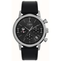 Relógio Timex X Peanuts Marlin Chronograph TW2Y48500 40mm Couro