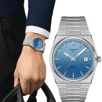 relógio tissot PRX Powermatic 80 gradiente Camaleão 40mm Aço T137.407.11.35 1.01 relógio tissot PRX Powermatic 80 gradiente Camaleão 40mm Aço T137.407.11.35 1.01