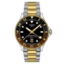 Relogio Tissot ''Root Beer'' Seastar 1000 Quartz GMT 40mm T120.852.22.051.00