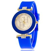 Relógio Top Feminino Luxo Silicone Analógico Quartzo Fashion Relógio Top Feminino Luxo Silicone Analógico Quartzo Fashion