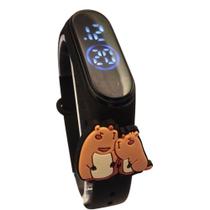 Relógio Touch Infantil Capivaras Apaixonadas Preto - SMACTUDO