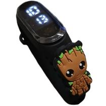Relógio Touch Infantil Guardiões da Galáxia Groot_Preto