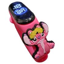 Relógio Touch Infantil Stitch Angel_Rosa