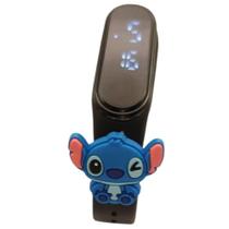 Relógio Touch Infantil Stitch Pisca_Resistente à Água_Preto - Smactudo