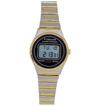 Relógio Tuguir Feminino Ref: Tg30329 Digital Vintage Bicolor