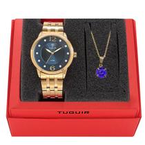 Relógio Tuguir Feminino Ref: W2122 Tg30238 Dourado + Semijoia