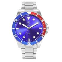 Relógio Tuguir Masculino Esportivo TG157 - Azul e Vermelho TG30185