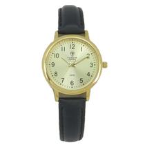 Relógio Unissex Analógico Tuguir Imperium TG30497 Resistente à água 5 ATM Dourado Caixa em Metal Pulseira de Couro Preto Visor Cristal Mineral Relógio Unissex Analógico Tuguir Imperium TG30497 Resistente à água 5 ATM Dourado Caixa em Metal Pulseira de Couro Preto Visor Cristal Mineral