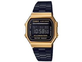 Relógio Unissex Casio Digital - A168WEGB-1BDF Preto