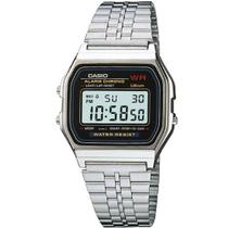 Relógio Unissex Casio Digital Prata A159WA-N1DF Vintage