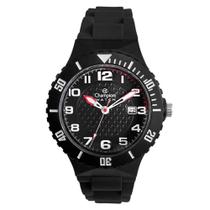Relógio Unissex Champion Mostrador Preto Troca Pulseira CP30119M Relógio Unissex Champion Mostrador Preto Troca Pulseira CP30119M