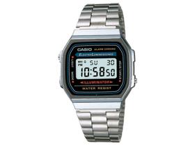 Relógio Unissex Digital Casio Vintage - A168WA-1WDF Prata Relógio Unissex Digital Casio Vintage - A168WA-1WDF Prata