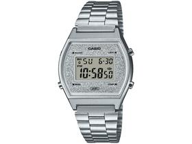 Relógio Unissex Digital Casio Vintage - B640WDG-7DF Prata Relógio Unissex Digital Casio Vintage - B640WDG-7DF Prata