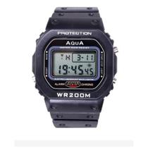 Relógio Unissex Digital Esportivo Aqua a Prova Dagua Original