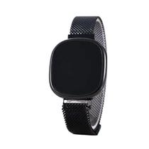 Relógio Unissex LED Touch Digital Pulseira Magnética Feminino Masculino