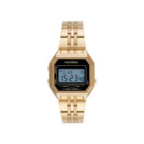 Relógio Unissex Mondaine Digital Vintage Dourado 30m 32867MPMVDE2