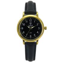 Relógio Unissex Tuguir Analógico Imperium TG30502 Preto e Dourado
