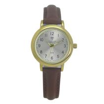 Relógio Unissex Tuguir Analógico Imperium TG30505 Dourado e Prata e Marrom