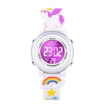 Relógio VAPCUFF LED Unicorn para meninas de 3 a 9 anos à prova d'água Relógio VAPCUFF LED Unicorn para meninas de 3 a 9 anos à prova d'água
