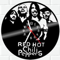 Relógio Vinil Disco Lp Parede RHCP Red Hot Chili Peppers 1