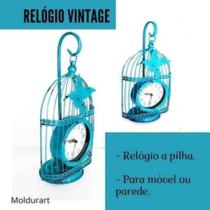 Relógio Vintage Azul
