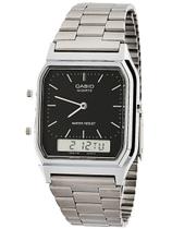 Relógio Vintage CASIO Analógico/Digital Social AQ-230A-1DMQ