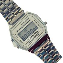 Relógio Vintage Retro Digital Unissex de Metal 3,5 X 3,0 - WR