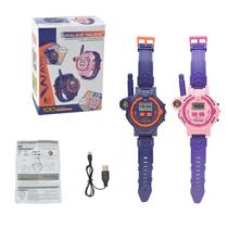 Relógio walkie-talkie para crianças, interfone de jogos ao ar livre Relógio walkie-talkie para crianças, interfone de jogos ao ar livre
