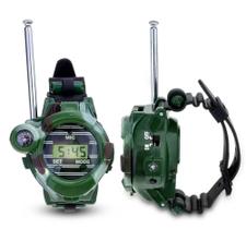 Relógio walkie talkies kit com 2 Unidades - Magazine word jóias