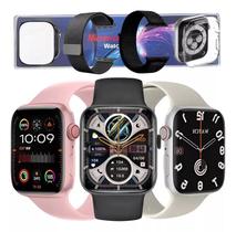 Relogio Watch X 45mm Serie 10 Super Amoled Chat GPT Pulseira Extra Compatível com IOS e ANDROID