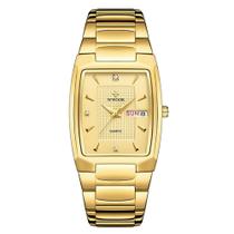 Relógio Wwoor Masculino Classic Luxo Quartzo - Gold