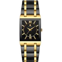 Relógio Wwoor Masculino Luxo Quartzo Black