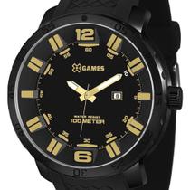 Relógio X-games Grande Preto Masculino XMNP1001 P2PX