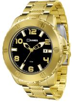 Relógio X-games Masculino Xmgs1026 P2kx Dourado Preto Aço