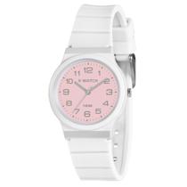 Relógio X-Watch Feminino Ref: Xkpp0006 R2bx Infantil Analógico Branco