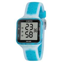 Relógio X-Watch Feminino Ref: Xlppd066 Bxba Retangular Digital Azul Translúcido Relógio X-Watch Feminino Ref: Xlppd066 Bxba Retangular Digital Azul Translúcido