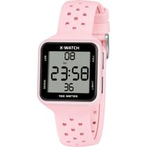 Relógio X-Watch Feminino Ref: Xlppd071 Bxrx Retangular Digital Rosa Relógio X-Watch Feminino Ref: Xlppd071 Bxrx Retangular Digital Rosa