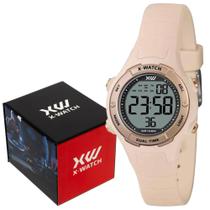 Relógio X-watch Feminino Xlppd059 Digital Prova Da Água