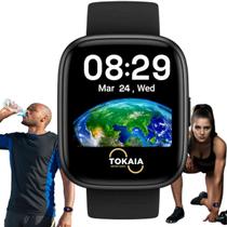 Relógio X-Watch Inteligente Smartwatch Quadrado Feminino Masculino Bluetooth Preto XSWUQPI001A Relógio X-Watch Inteligente Smartwatch Quadrado Feminino Masculino Bluetooth Preto XSWUQPI001A