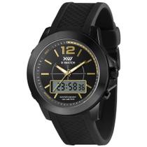 Relógio X-Watch Masculino Anadigi 48mm Resist. Água 100m