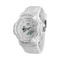 Relógio X-Watch Masculino Anadigi Branco XMPPA344B1BX