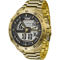 Relogio X-Watch Masculino Digital Analogico De Aço Xmgsa004W