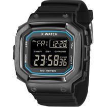 Relógio X-Watch Masculino Ref: Xgppd208 Pxpx Retangular Digital Relógio X-Watch Masculino Ref: Xgppd208 Pxpx Retangular Digital