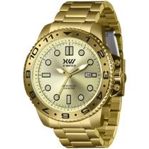 Relógio X-Watch Masculino Ref: Xmgs1043 C1kx Oversized Dourado