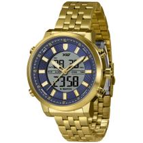 Relógio X-Watch Masculino Ref: Xmgsa010 Dbkx Dourado Anadigi