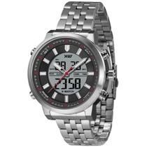 Relógio X-Watch Masculino Ref: Xmssa013 Pbsx Prateado