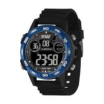 Relógio X Watch Original Preto Digital Negativo Prova d Agua