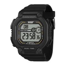 Relógio X Watch Quadrado Preto Digital Esportivo Agua 100m Relógio X Watch Quadrado Preto Digital Esportivo Agua 100m
